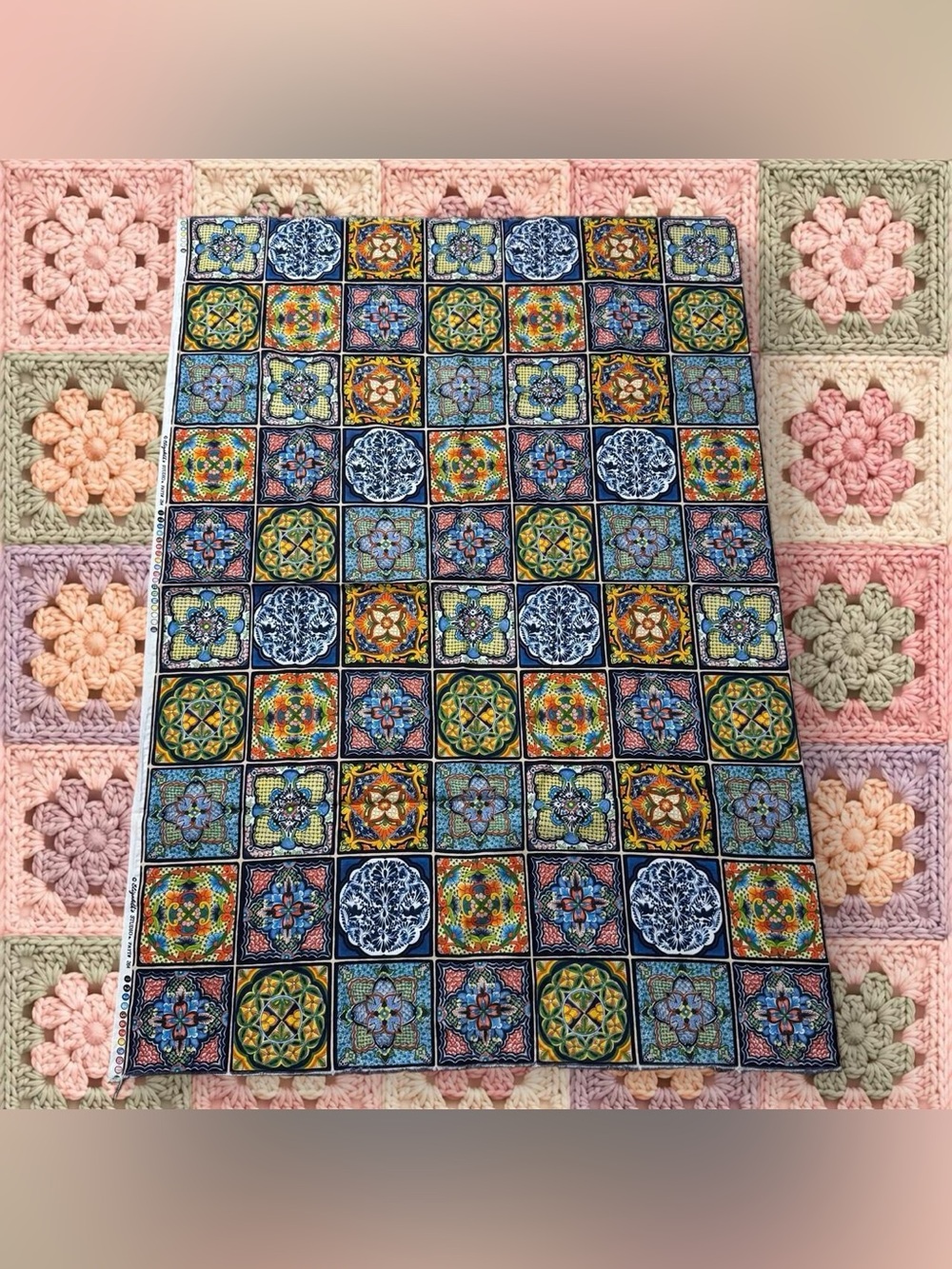 Elizabeth Studio Multicolored Quit Style Fabric
